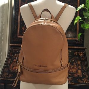 Leather back pack